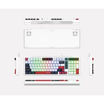 Bronzturq MK1176 RGB Kablolu/Kablosuz Mekanik Gaming Klavyesi