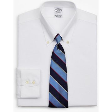 Brooks Brothers Beyaz Non Iron Erkek Gömlek