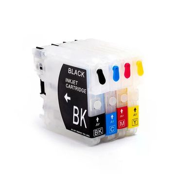 Brother LC38 -LC39 -LC67 Uyumlu 4 Renk Kolay Dolan Kartuş