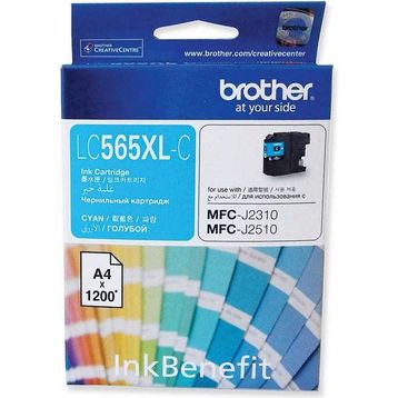 Brother LC565XL Mavi Orijinal Kartuş