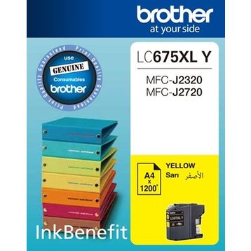 Brother LC675XLY Sarı Kartuş