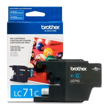 Brother LC71C Mavi Orijinal Kartuş