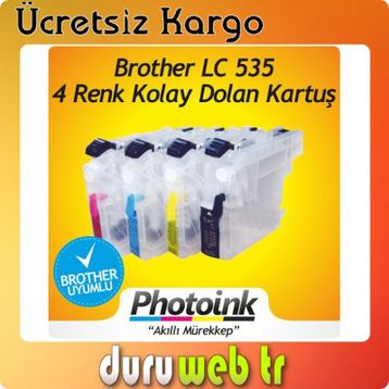 Brother Premium® DCP J100 Uyumlu 4 Renk Muadil Seti Kartuş