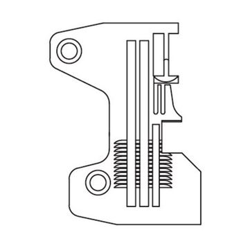 Brother S19162-001 N Serisi 4 İplik Overlok Plakası