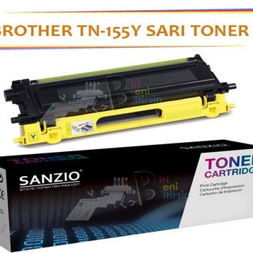 Brother TN-155Y Sarı Muadil Toner