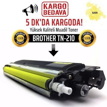Brother TN-210 Sarı Muadil Toner