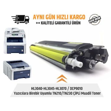 Brother TN-210 Sarı Muadil Toner