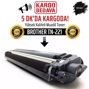 Brother TN-221 Siyah Muadil Toner