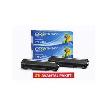 Brother TN-2456- 3000 Sayfalık - 2'li Avantaj Paket Muadil Toner