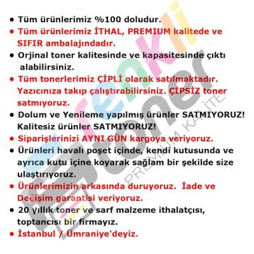 Brother TN-315 Kırmızı 3.500 Sayfa Muadil Toner