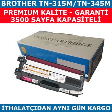 Brother TN-315 Kırmızı 3.500 Sayfa Muadil Toner
