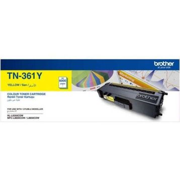 Brother TN361 Sarı Orijinal Toner