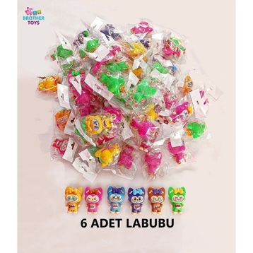 Brother Toys 6 Adet 9 cm Sürpriz Renkli Labubu Figür Oyuncak