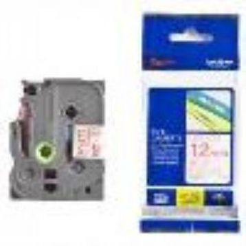 Brother Tze-s261 36 mm Beyaz Üzeri Siyah Güçlü Yapışkanlı Laminasyonlu Etiket