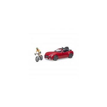 Bruder BR03485 Roadster Araba&Bisiklet Ve Sürücüsü