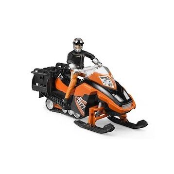 Bruder BR63100 Sürücülü Kayak Aracı Kurtarma Kızagı Ve Kayakçı