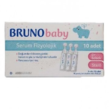 Bruno baby 5 ml 10 flakon Serum Fizyoljik