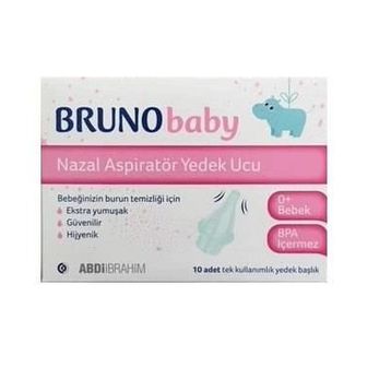 Bruno Baby Nazal 10'lu Aspiratör Yedek Ucu