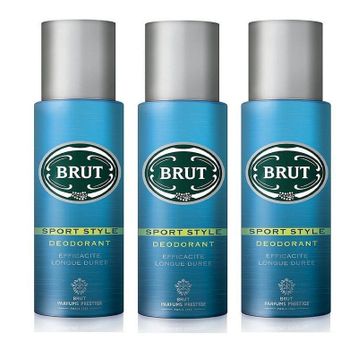 Brut Sport Style 200 ML 3'lü Sprey Erkek Deodorant