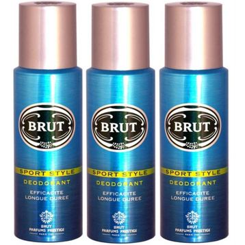 Brut Sport Style 200 ML 3'lü Sprey Erkek Deodorant