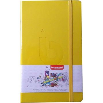 Bruynzeel 8712079454241 Bullet Journal 13x21 cm 60299003 120 Sayfa 140 gr Sarı Not Defteri