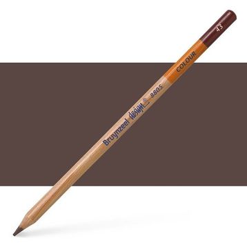 Bruynzeel Design Colour 43 Dark Brown Kuru Boya Kalemi