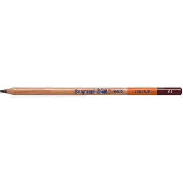 Bruynzeel Design Colour 43 Dark Brown Kuru Boya Kalemi