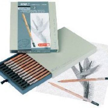 Bruynzeel Design Graphite 12'li Artist Çizim Kalemi