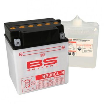 BS Battery Bb30cl-b Bs Dry Motosiklet Aküsü