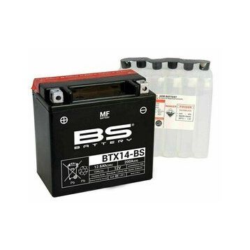 BS Battery BTX14- 1990-2002 Honda St 1100 Pan European Uyumlu Akü
