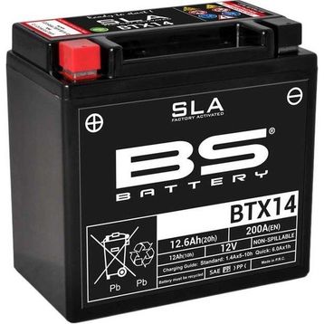 BS Battery BTX14- 1999-2003 Kawasaki Vn 800 Drifter Uyumlu Akü