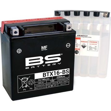 BS Battery BTX16- Motosiklet Aküsü