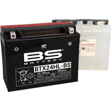 BS Battery BTX24HL- 1987-2006 Kawasaki Vn 1500 Uyumlu Akü