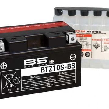 BS Battery BTZ10S Sla 2014-2018 Honda Cbr 500R Uyumlu Akü