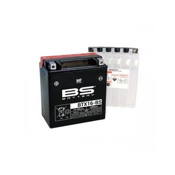 Bs BTX16 1998-2004 Kawasaki VN 1500 Classic Tourer Uyumlu Sulu Akü