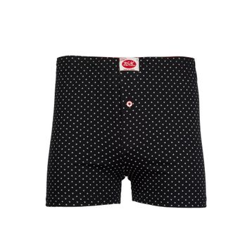 BSM 13704 Yıldız Baskılı Siyah Erkek Boxer