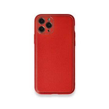 BSSM Coco Deri Silikon Kapak - Kırmızı iPhone 11 Pro Max Kılıf