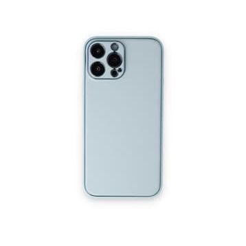 BSSM Coco Deri Silikon Kapak - Sky Blue iPhone 14 Pro Kılıf