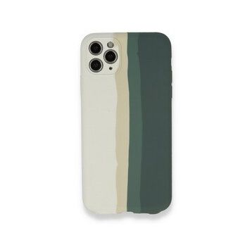 BSSM Ebruli Lansman Silikon - Beyaz Gri iPhone 11 Pro Kılıf