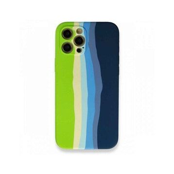 BSSM Ebruli Lansman Silikon - Koyu Yeşil iPhone 12 Pro Max Kılıf