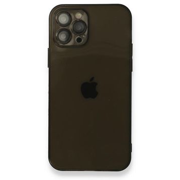 BSSM Fly Lens Silikon - Siyah iPhone 12 Pro Kılıf