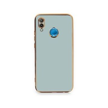 BSSM Huawei P20 Lite Volet Silikon Açık Yeşil Kılıf