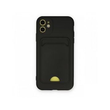BSSM iPhone 11 Kelvin Kartvizitli Silikon Siyah Kılıf
