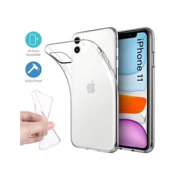 BSSM iPhone 11 Lüx Şeffaf Silikon Kılıf