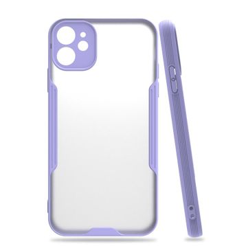 BSSM iPhone 11 Platin Silikon Lila Kılıf