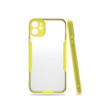 BSSM iPhone 11 Platin Silikon Sarı Kılıf