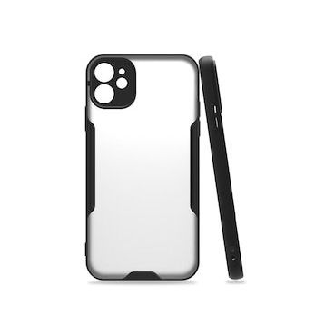 BSSM iPhone 11 Platin Silikon Siyah Kılıf