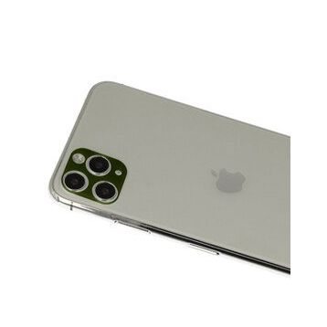 BSSM iPhone 11 Pro Max Rainbow Yeşil Kamera Lens Koruma Camı