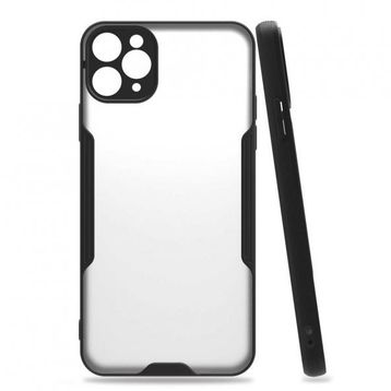BSSM iPhone 11 Pro Platin Silikon Siyah Kılıf