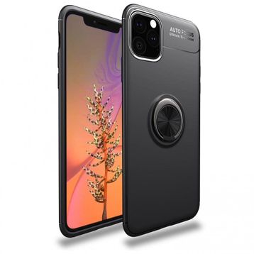 BSSM iPhone 11 Pro Range Yüzüklü Silikon Siyah Kılıf